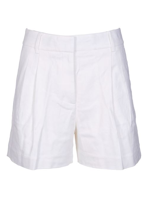 Shorts in misto lino con pieghe MICHAEL KORS | MS430129BA100